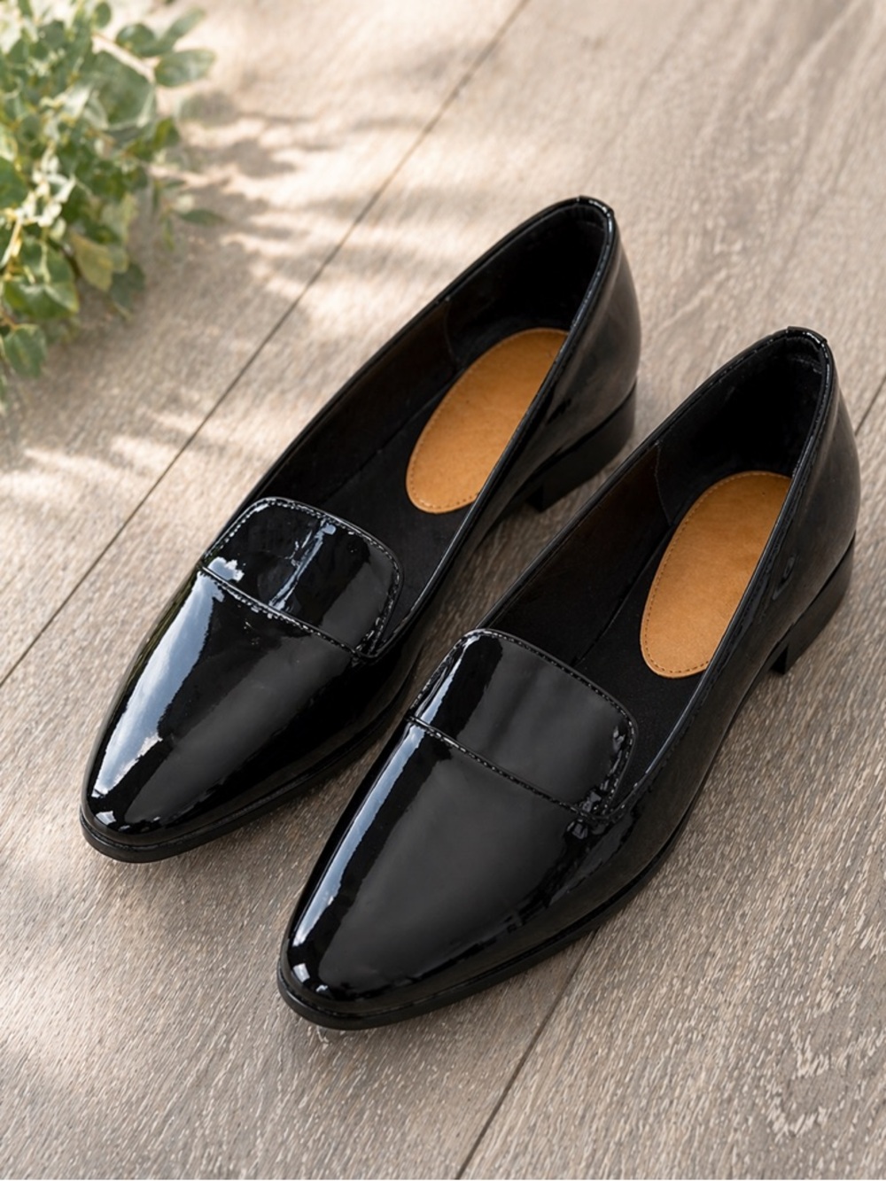 Bettye Muller Shiny Black Patent Loafers | Size 6.5 | Chic & Versatile Flats